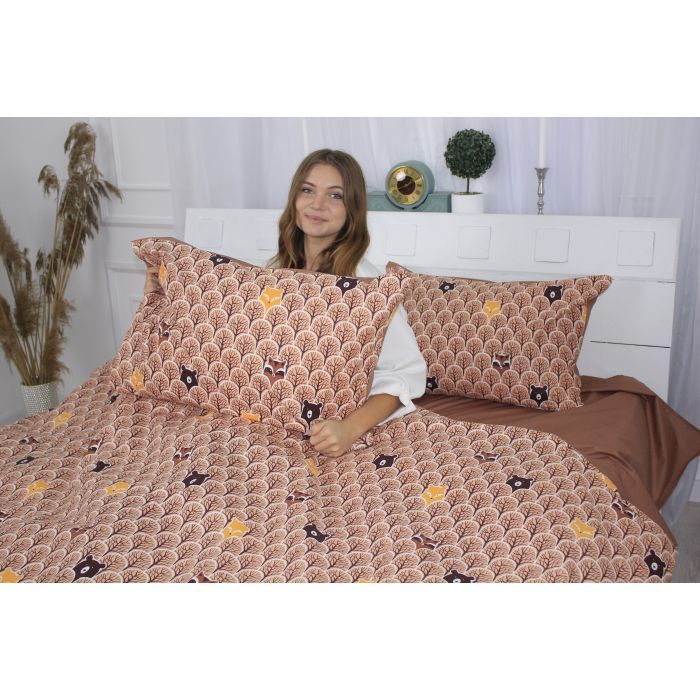 Постільна білизна MirSon Бязь 17-0525 Fabulous forest Сімейний 160x220 (2200003665925) зображення 4