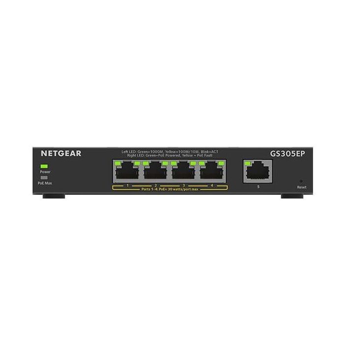 Комутатор мережевий Netgear GS305EP-100PES