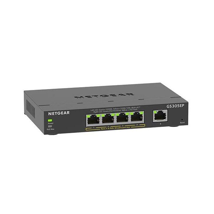 Комутатор мережевий Netgear GS305EP-100PES зображення 2
