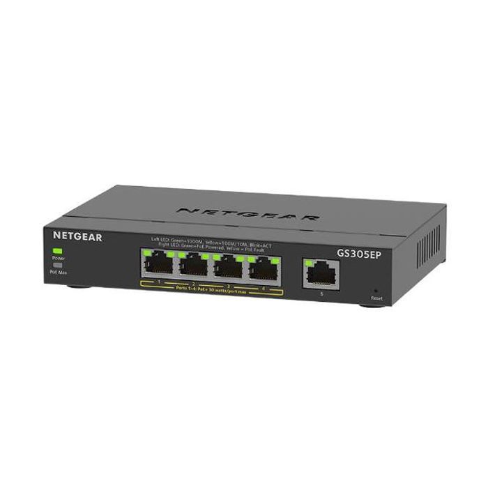 Комутатор мережевий Netgear GS305EP-100PES зображення 3