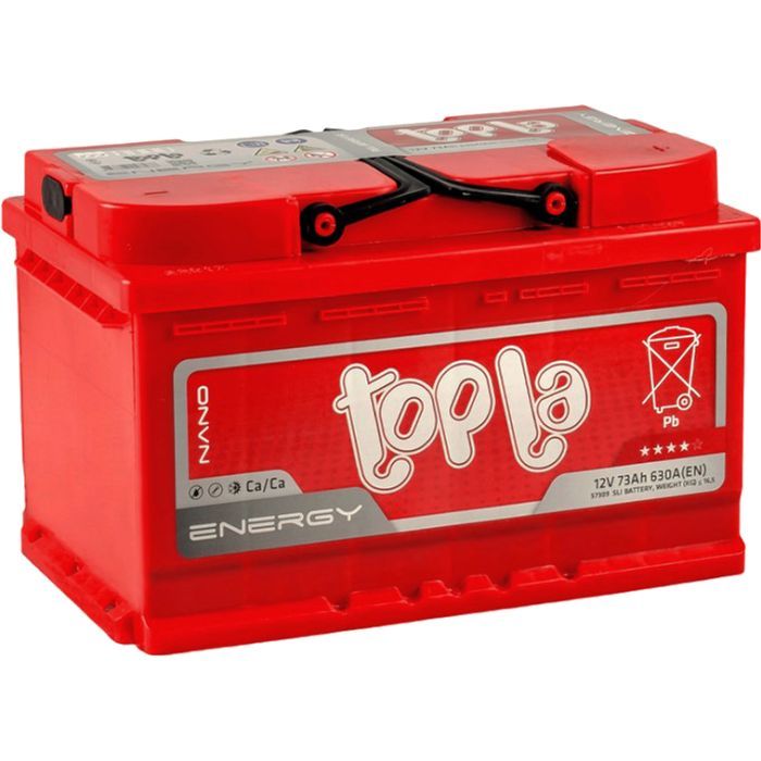 Аккумулятор автомобильный Topla 73 Ah/12V Energy Euro (108 073)