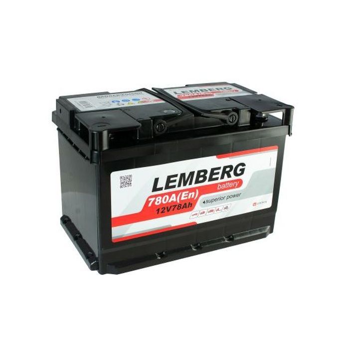 Аккумулятор автомобильный LEMBERG 78 Аh/12V (LB78-0)