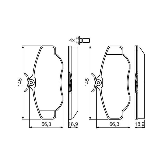 Гальмівні колодки Bosch 0 986 424 565 зображення 6