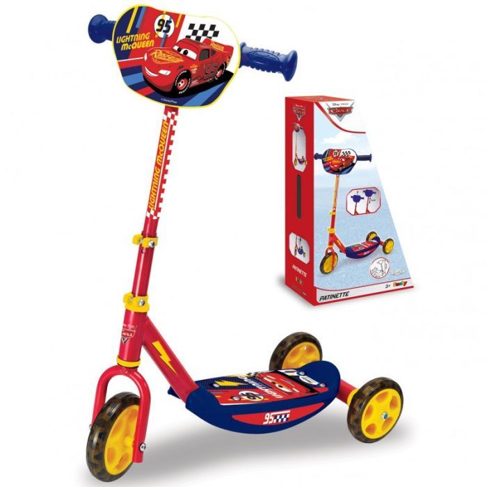 Самокат Smoby Toys Тачки с металлической рамой Трехколесный (750114) изображение 4