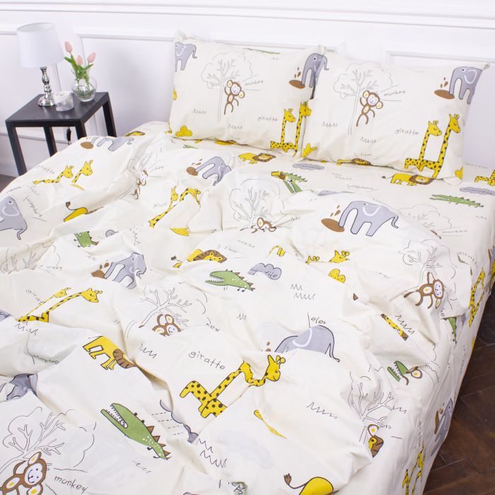 Простынь MirSon Бязь 17-0132 Lion King 150х220 см (2200005590423) изображение 4