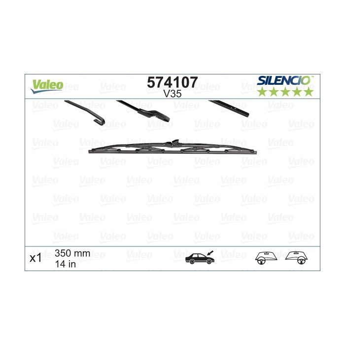 Щетка стеклоочистителя Valeo 574107