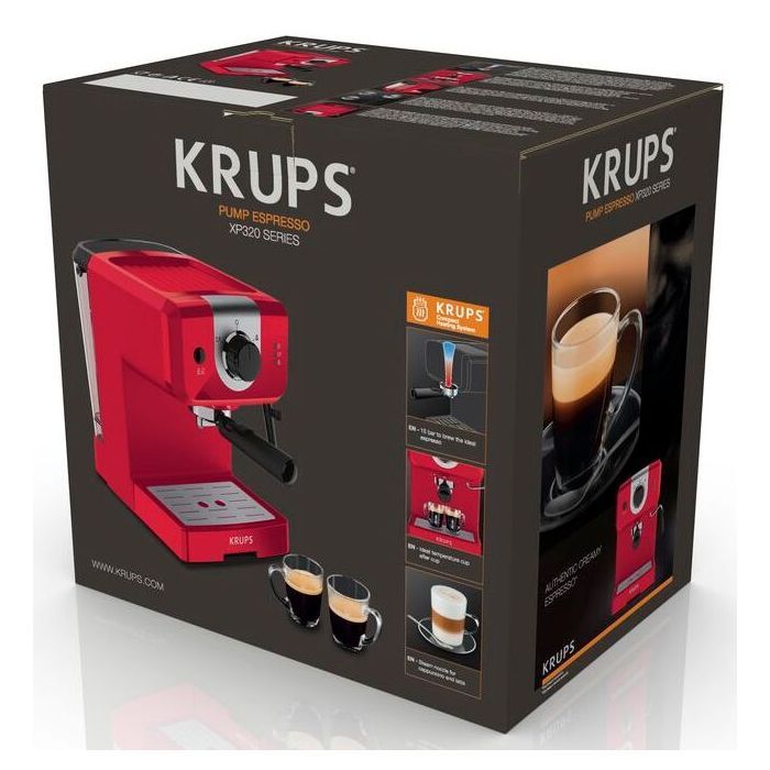 Рожковая кофеварка эспрессо Krups XP320530 изображение 8