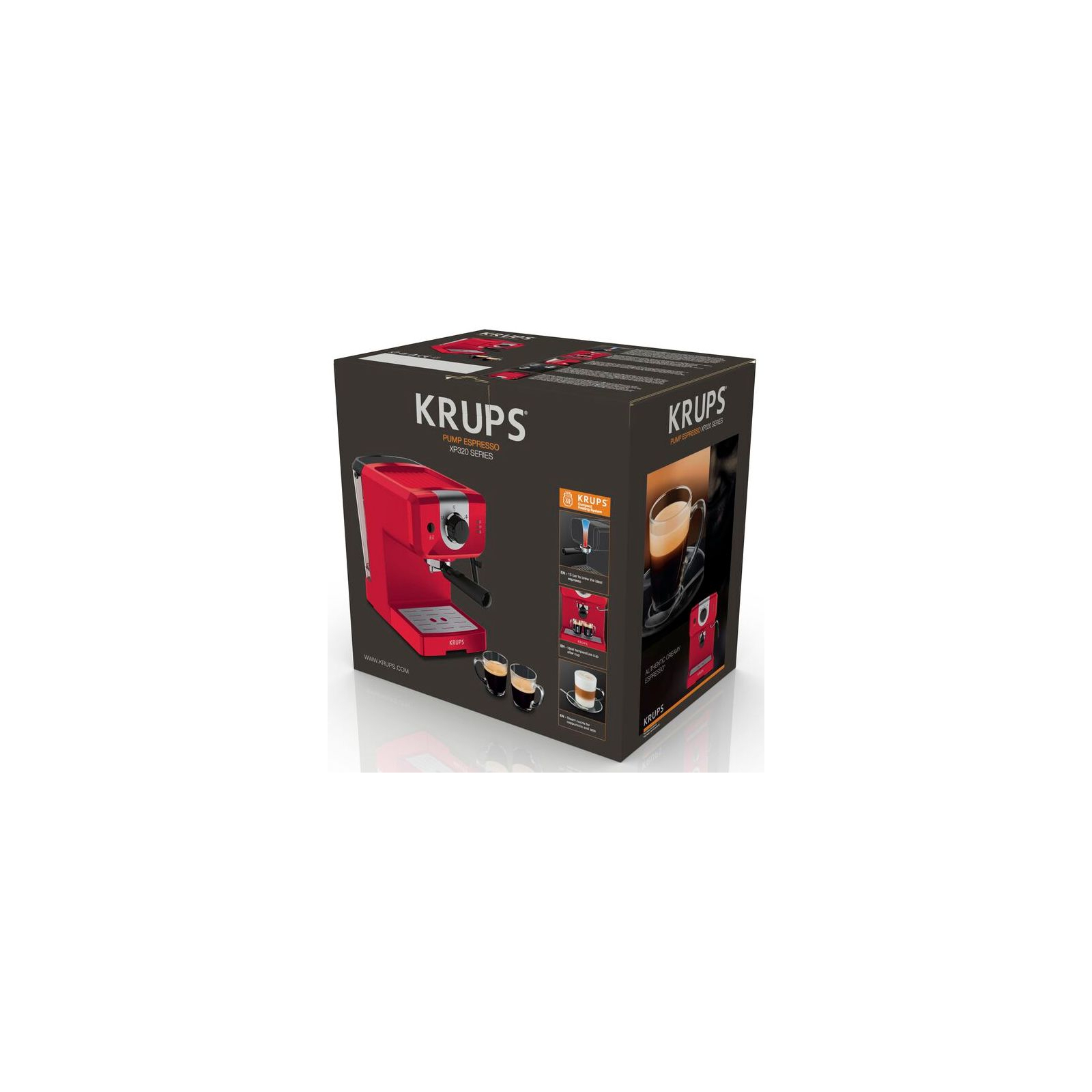 Рожковая кофеварка эспрессо Krups XP320530 изображение 8