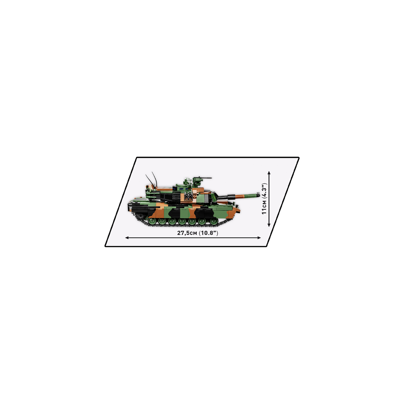 Конструктор Cobi Танк M1A2 SEP v3 Абрамс, 1017 деталей (COBI-2623) изображение 6