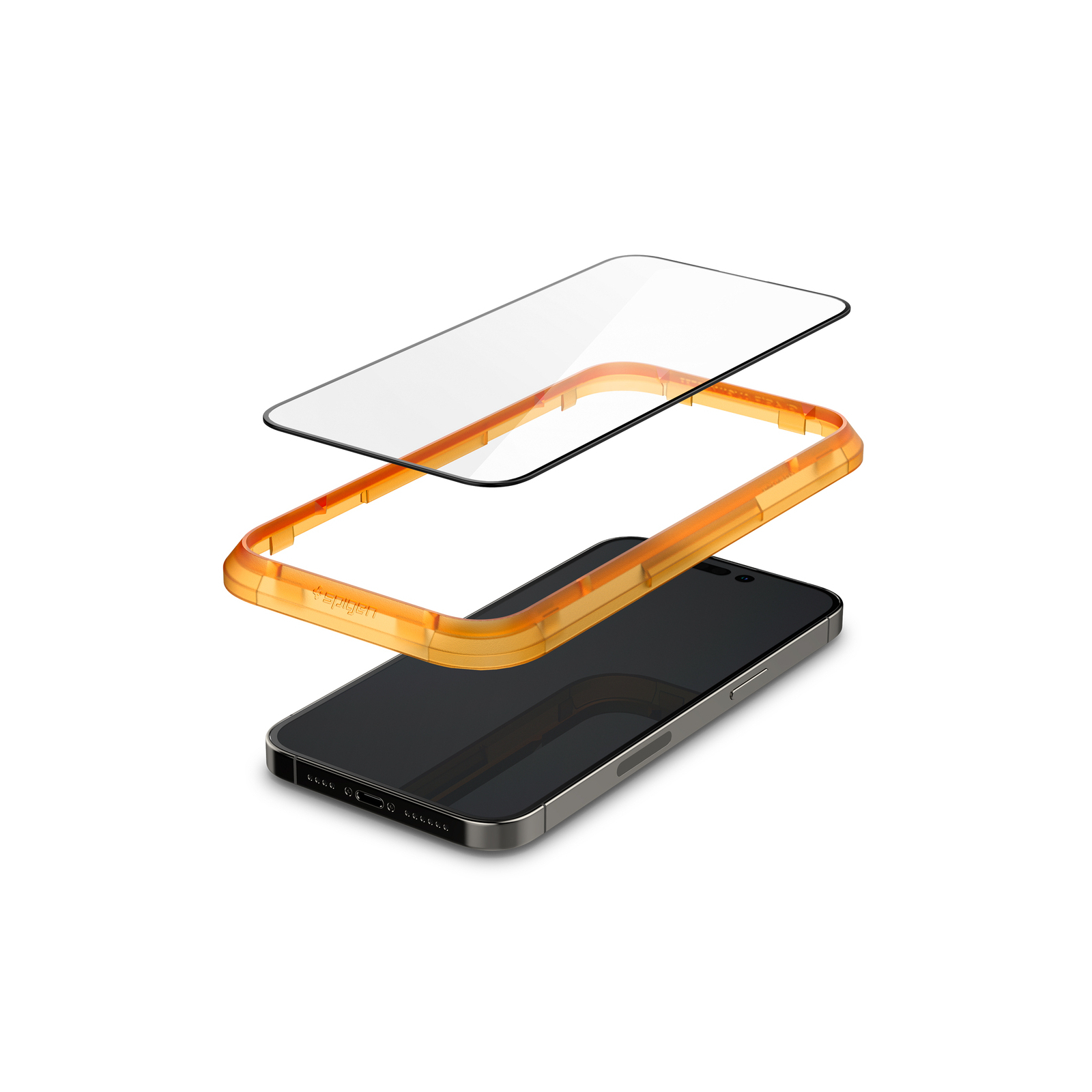 Стекло защитное Spigen Apple Iphone 14 Pro Max Glas tR Align Master FC (2 Pack), Blac (AGL05204) изображение 10