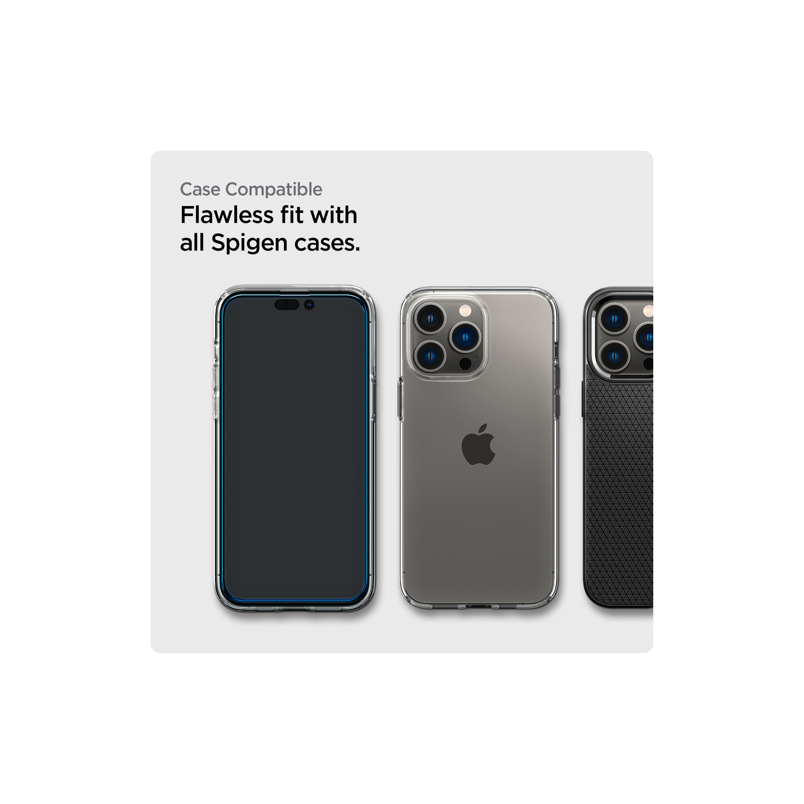 Стекло защитное Spigen Apple Iphone 14 Pro Max Glas tR Align Master FC (2 Pack), Blac (AGL05204) изображение 7