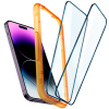 Стекло защитное Spigen Apple Iphone 14 Pro Max Glas tR Align Master FC (2 Pack), Blac (AGL05204) изображение 9