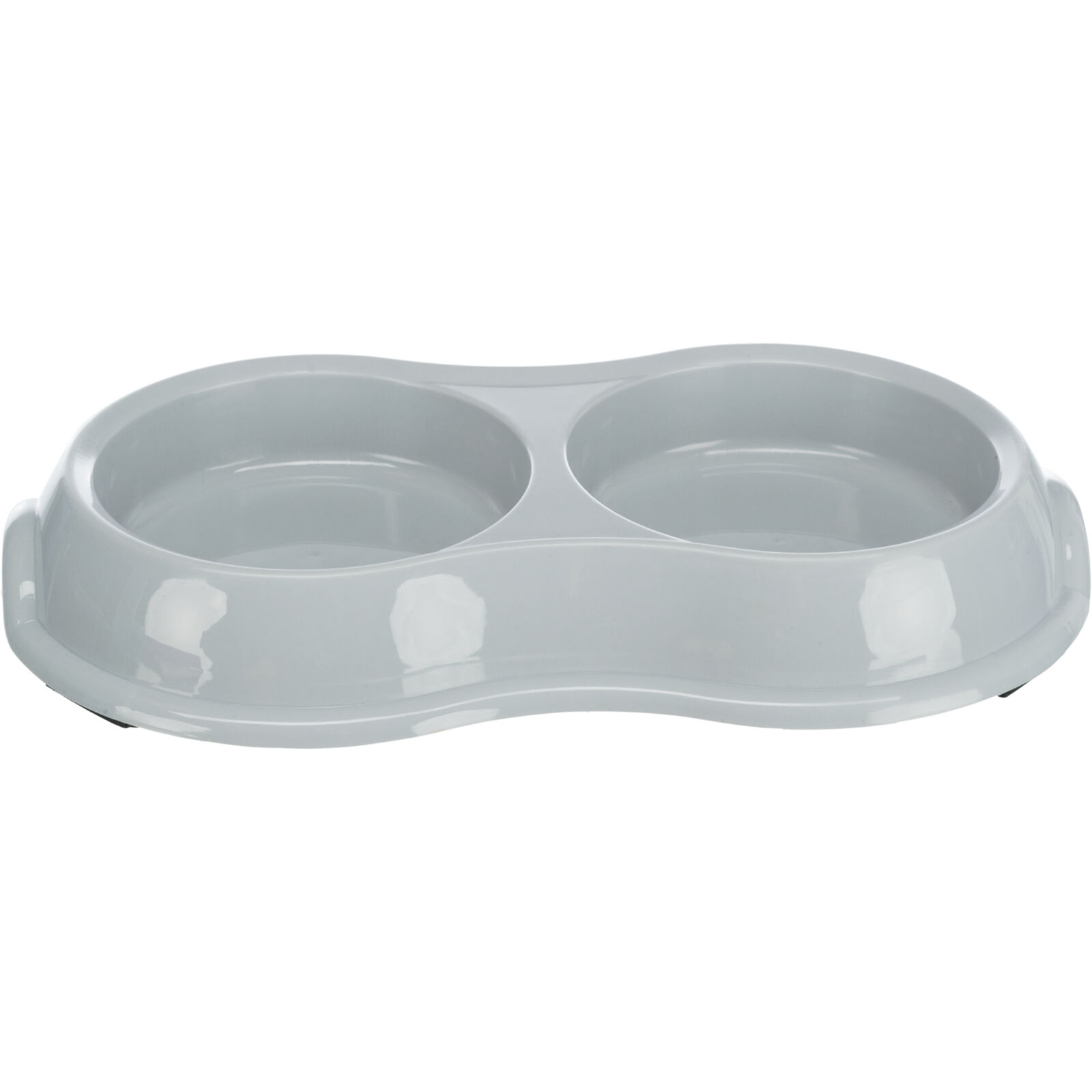 Посуд для котів Trixie Миска подвійна пластикова 2х200 мл/11 см (кольори в асортименті) (4011905249858) зображення 3