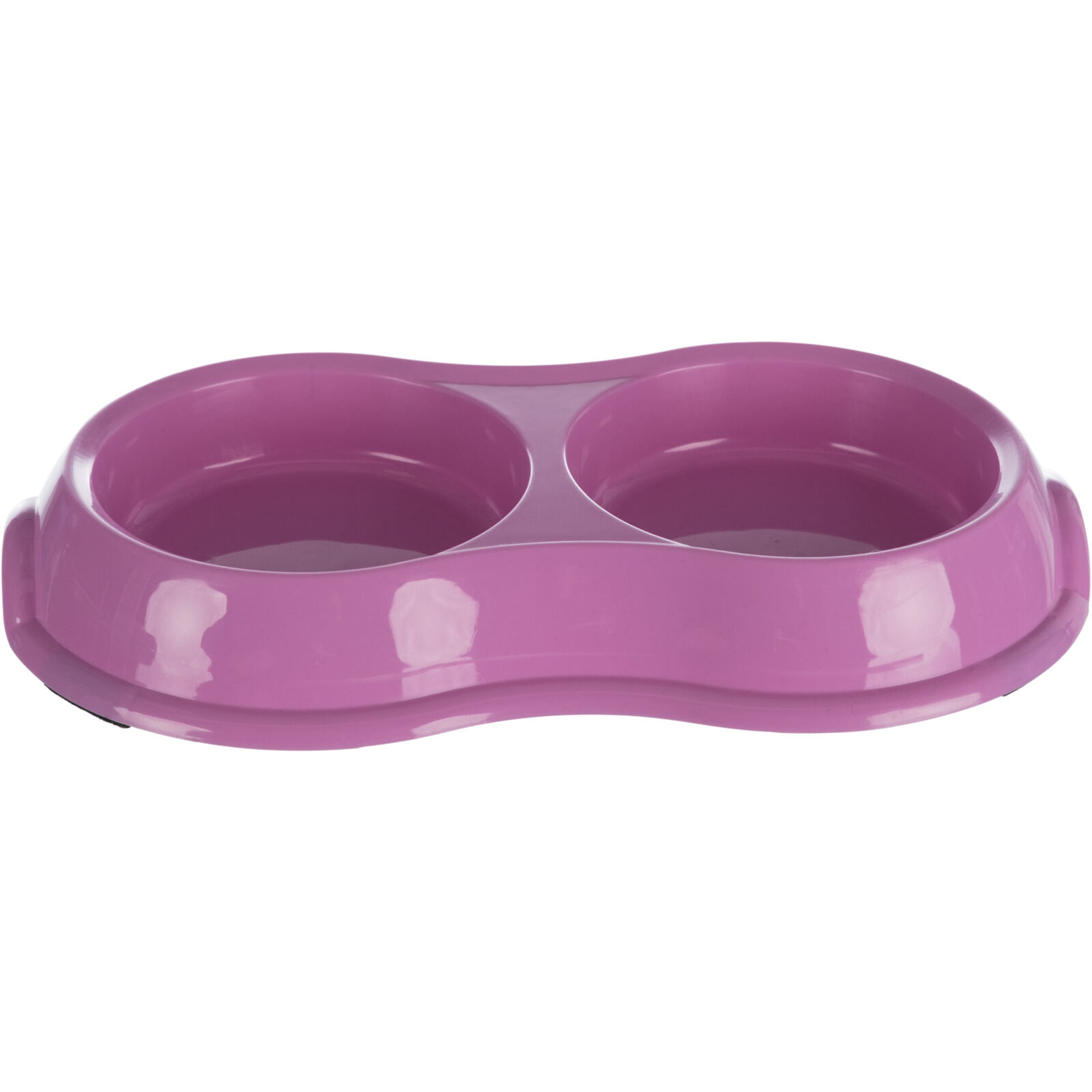 Посуда для кошек Trixie Миска двойная пластиковая 2х200 мл/11 см (цвета в ассортименте) (4011905249858) изображение 4
