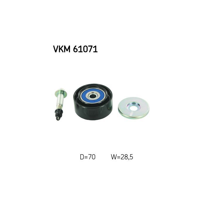 Ролик натяжителя ремня SKF VKM 61071