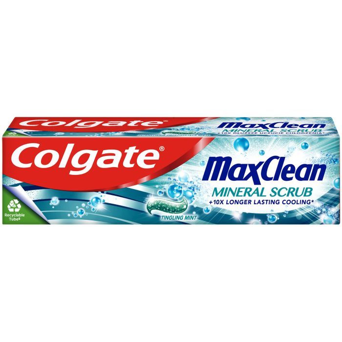 Зубная паста Colgate Max Clean Gentle Mineral Scrub Бережная очистка 75 мл (8718951327085) изображение 3