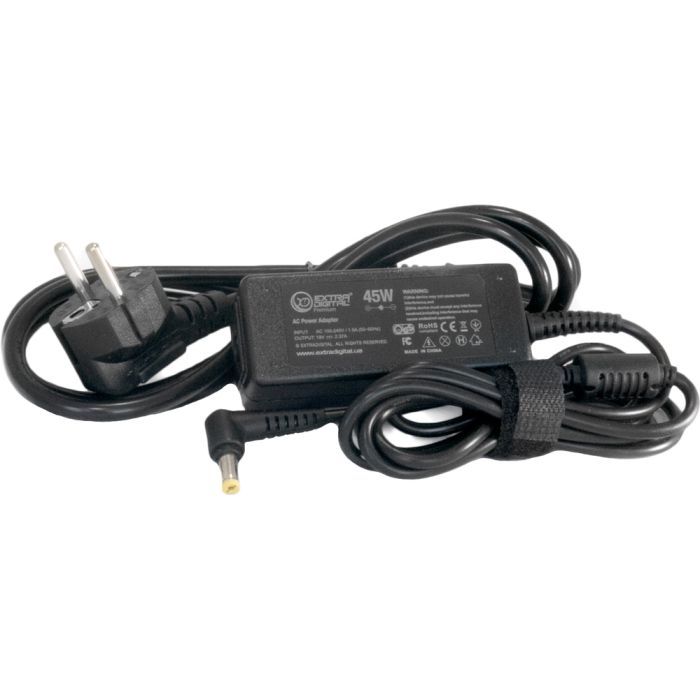 Блок питания к ноутбуку Extradigital Acer 19V, 2.37A, 45W (5.5x1.7) (PSA3890)