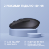 Мишка 2E MF225 Silent Wireless/Bluetooth Black (2E-MF225WBK) зображення 5
