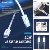 Дата кабель USB-C to USB-C 1.0m PD-B83a 60W Proda (PD-B83a-WHT) изображение 4