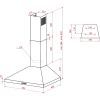 Вытяжка кухонная Perfelli K 5210 BL 700 LED изображение 11