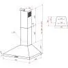 Витяжка кухонна Perfelli K 5210 BL 700 LED зображення 11