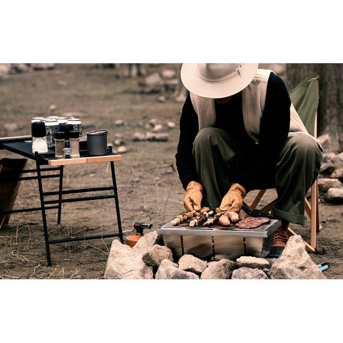 Гриль-барбекю Naturehike Mini Picnic BBQ Grill NH20CJ006 Сталь (6927595767672) изображение 8