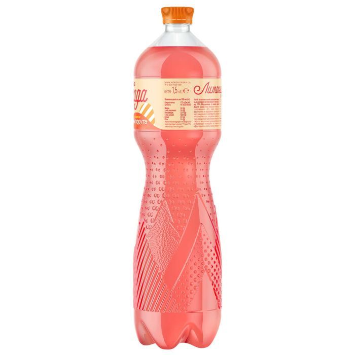 Напиток Моршинська сокосодержащий Лимонада со вкусом Грейпфрута 1.5 л (4820017002820) изображение 2