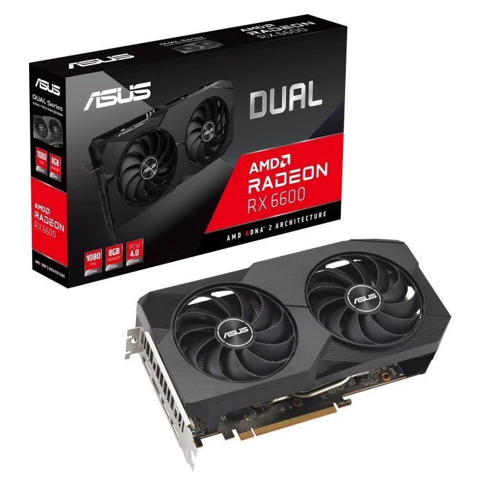 Видеокарта ASUS Radeon RX 6600 8Gb DUAL (DUAL-RX6600-8G-V2) изображение 6