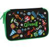 Пенал Cool For School с тиснением 1 отделение Черный (QT-5640-Black)