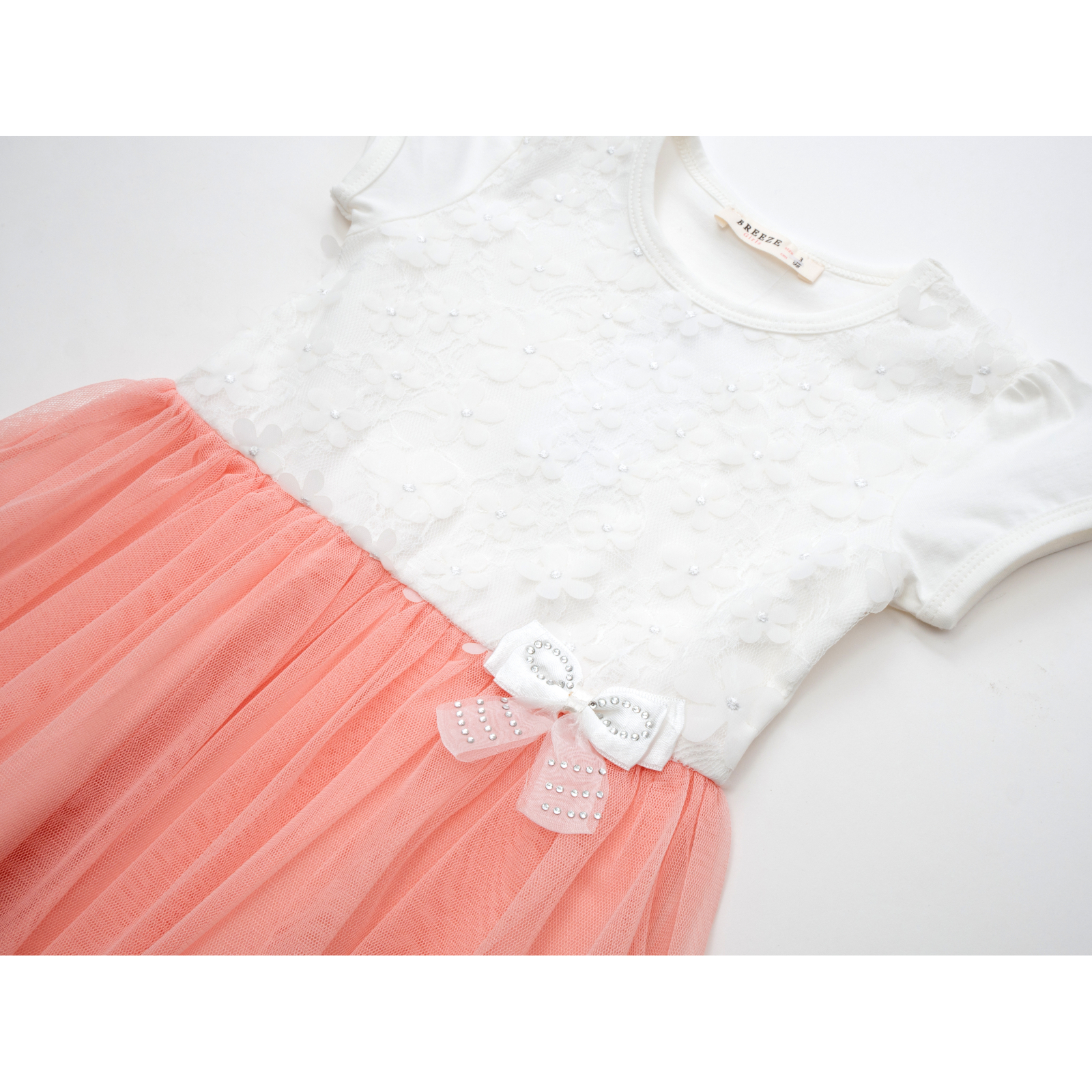 Платье Breeze с фатиновой юбкой (10926-116G-peach) изображение 3
