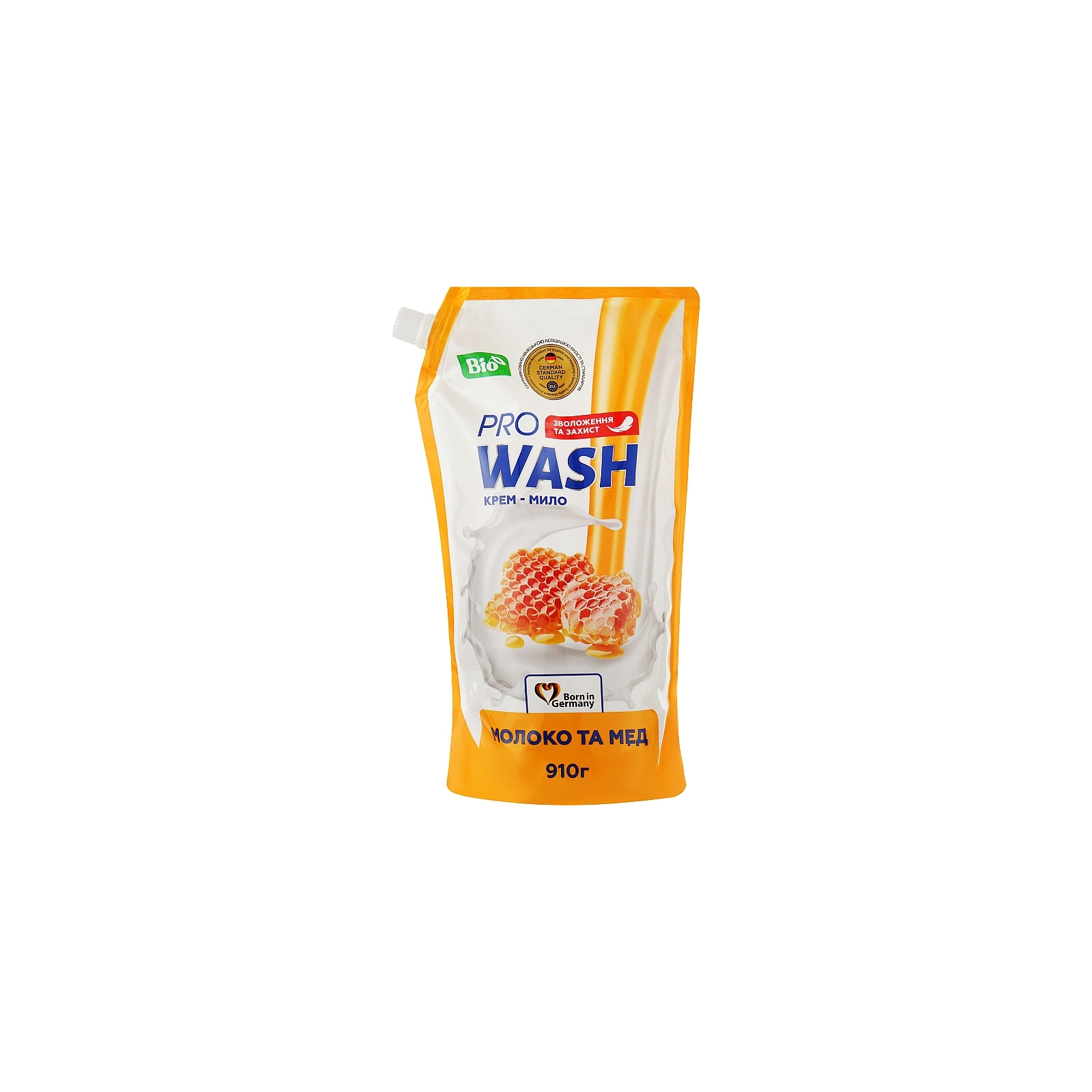 Жидкое мыло Pro Wash Молоко и мед дой-пак 910 г (4262396140180)