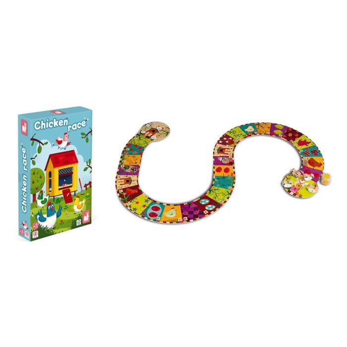 Настольная игра Janod Гонки цыплят (J02632) изображение 2