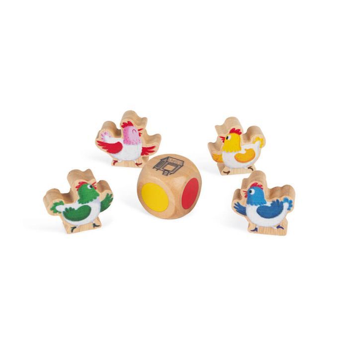 Настольная игра Janod Гонки цыплят (J02632) изображение 5