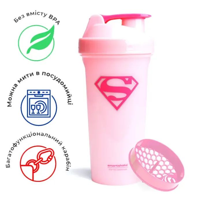 Шейкер спортивный SmartShake Lite 800ml DC Batman (10780501) изображение 6