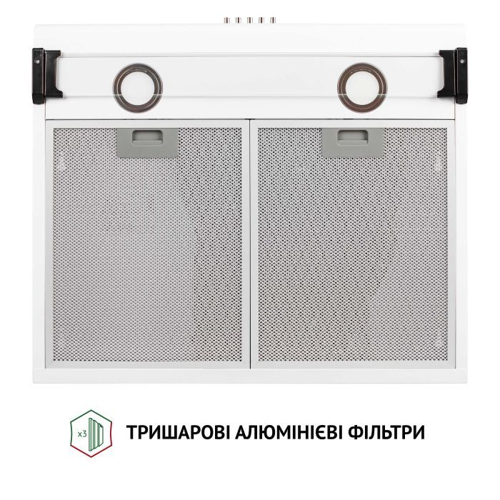Витяжка кухонна Perfelli PL 6042 W LED зображення 7