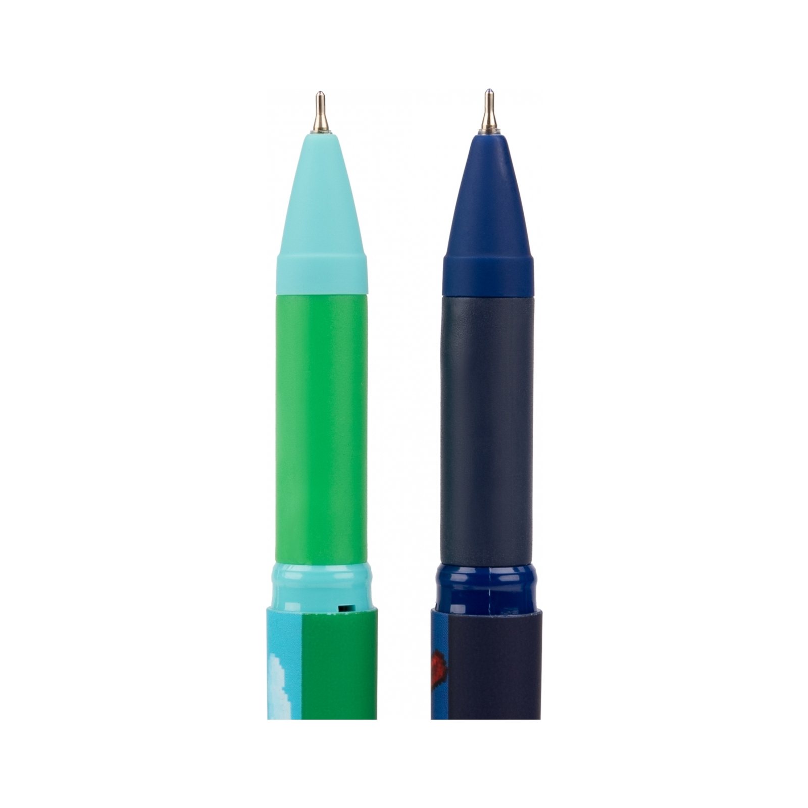 Ручка шариковая Yes 8bit UA Fire 0,7 мм синяя (412116) изображение 3