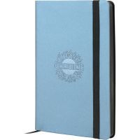 Книга записна Axent Partner Soft 125х196 мм 96 аркушів клітинка срібно-синя, Sunflower (8206-14-4-A)
