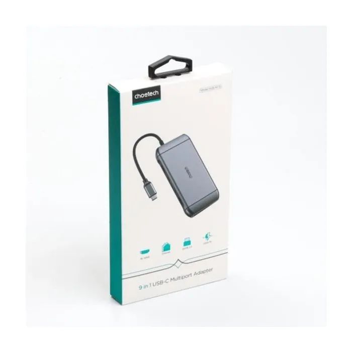 Концентратор Choetech USB-C 9-in-1 (HUB-M15-GY) изображение 10