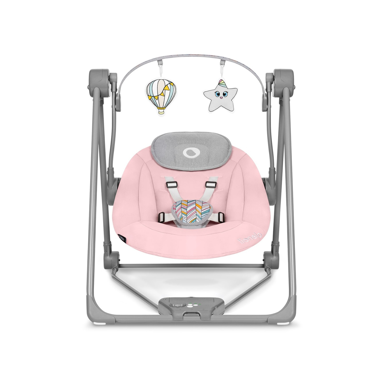 Крісло-гойдалка Lionelo Otto Pink Baby (LO-OTTO PINK BABY) зображення 2