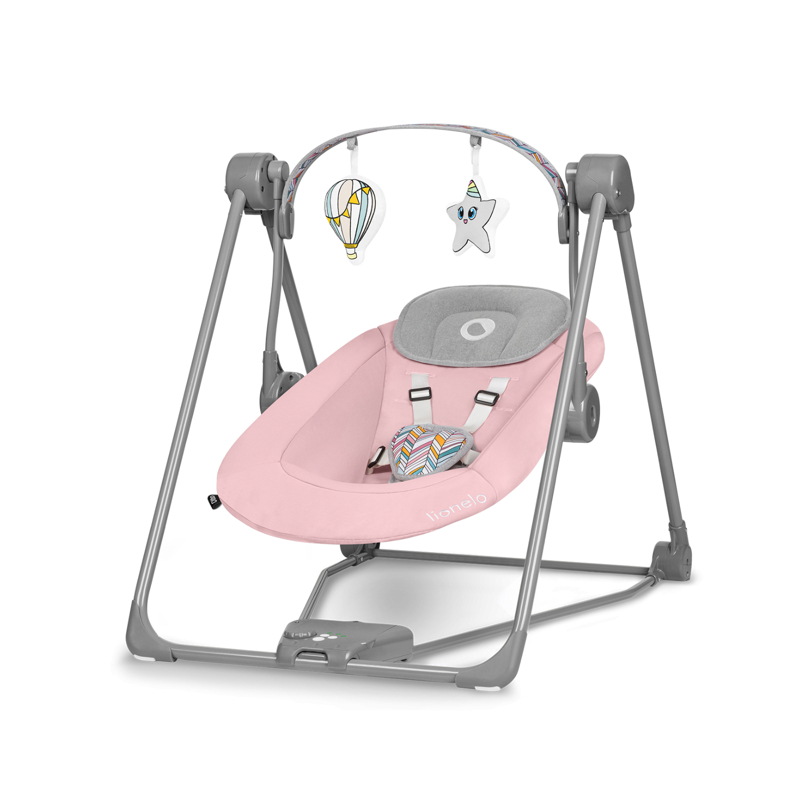 Кресло-качалка Lionelo Otto Pink Baby (LO-OTTO PINK BABY)