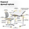 Парта со стулом Evo-kids Grey (Evo-06 Ergo G) изображение 3