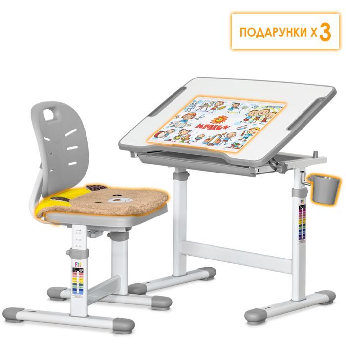 Парта со стулом Evo-kids Green (Evo-06 Ergo Z) изображение 5