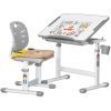 Парта со стулом Evo-kids Grey (Evo-06 Ergo G)