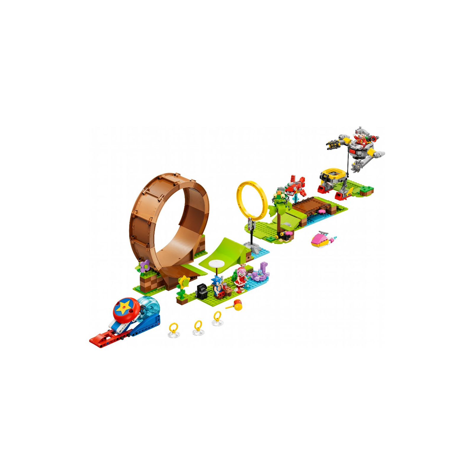 Конструктор LEGO Sonic the Hedgehog Змагання петлі Соніка на зеленому пагорбі 802 деталі (76994) зображення 2