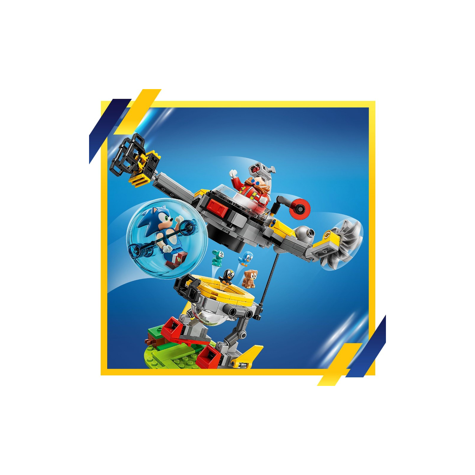 Конструктор LEGO Sonic the Hedgehog Соревнования петли Соника на зеленом холме 802 детали (76994) изображение 7