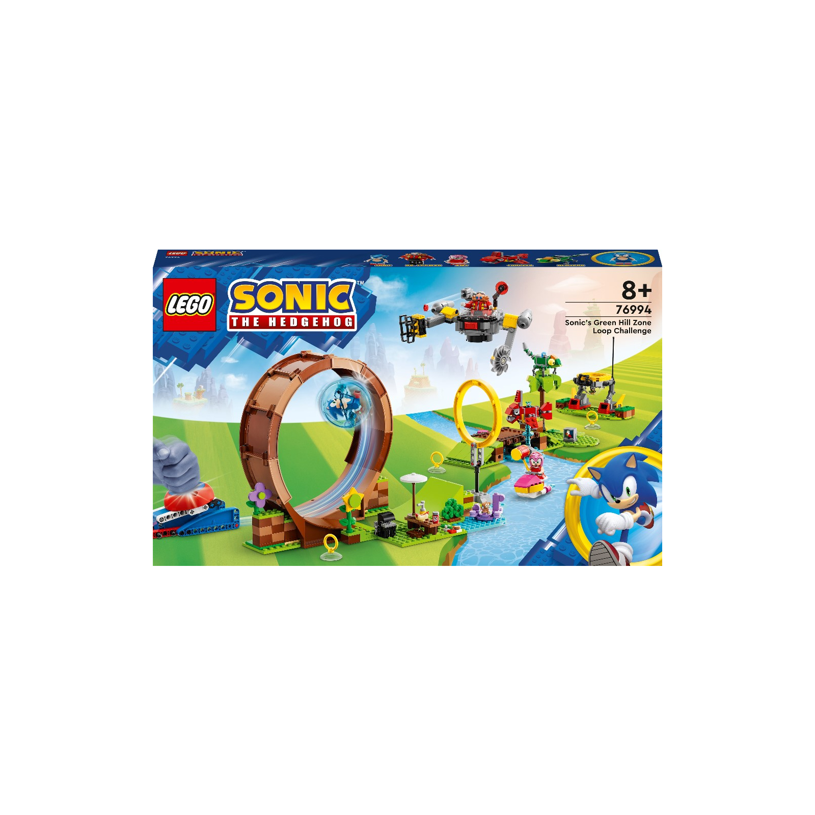 Конструктор LEGO Sonic the Hedgehog Змагання петлі Соніка на зеленому пагорбі 802 деталі (76994)
