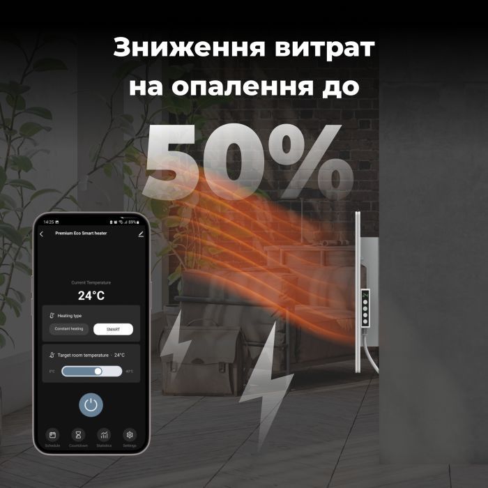 Обогреватель AENO Premium Eco Smart GH3S (AGH0003S) изображение 7