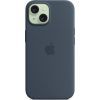 Чехол для мобильного телефона Apple iPhone 15 Silicone Case with MagSafe Storm Blue (MT0N3ZM/A) изображение 4