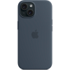 Чехол для мобильного телефона Apple iPhone 15 Silicone Case with MagSafe Storm Blue (MT0N3ZM/A) изображение 5