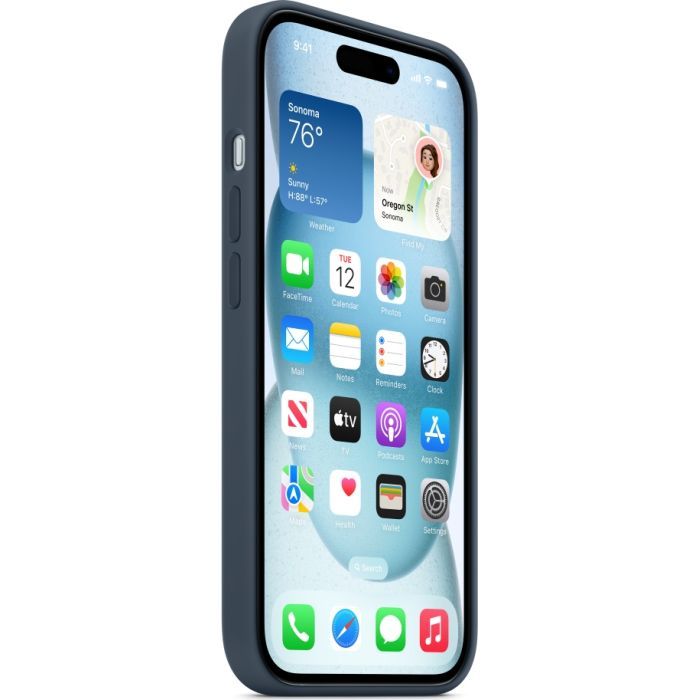 Чехол для мобильного телефона Apple iPhone 15 Silicone Case with MagSafe Cypress (MT0X3ZM/A) изображение 7